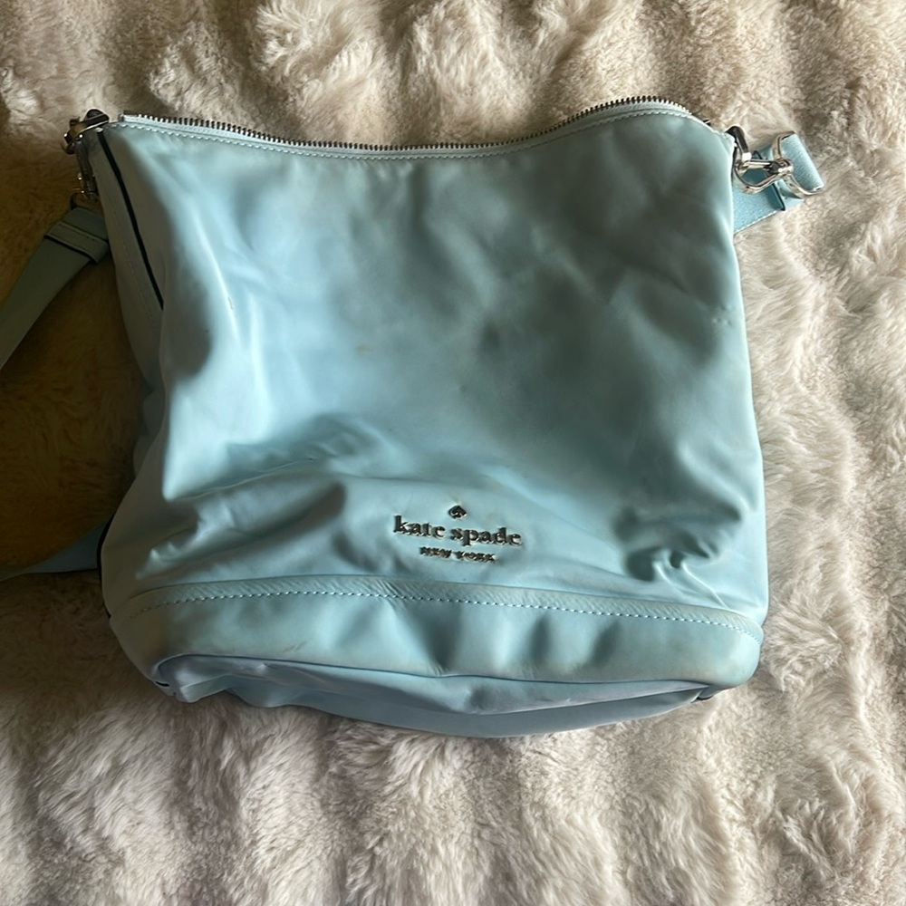 Kate Spade just purchased never used shoulder bag. Dove grey.